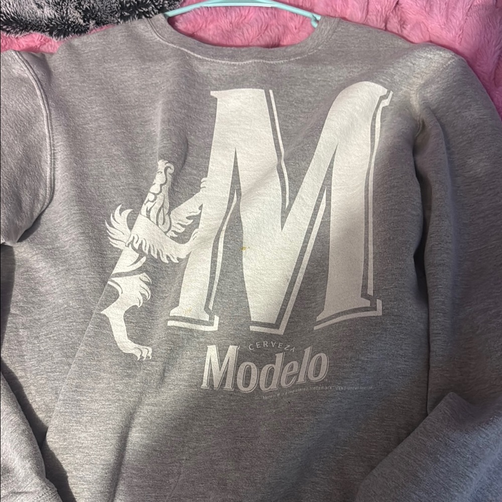 ModelCo Gray Crewneck Sweater for Men